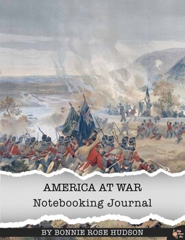 Preview of America at War Notebooking Journal (Plus Easel Activity)