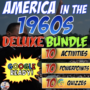 Preview of America in the 1960's | Distance Learning | Digital Bundle