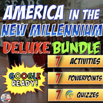 Preview of America in the New Millennium | Digital Learning Deluxe Bundle