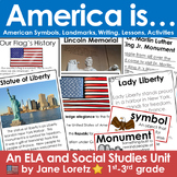 American Symbols, Landmarks, Writing, Activities 1st grade