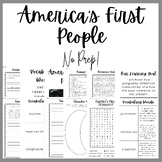 America's First People No Prep Worksheet Packet | Native A