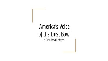 Preview of America's Voice of the Dust Bowl: Woodie Guthrie