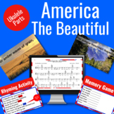 America the Beautiful-Lyric Games, Ukulele Chords, History