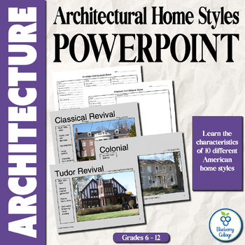 Preview of American Architectural Styles Powerpoint
