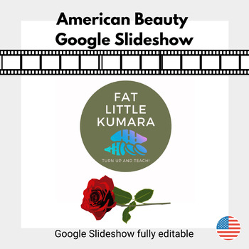 Preview of American Beauty Film Study | Google Slide Show | US format
