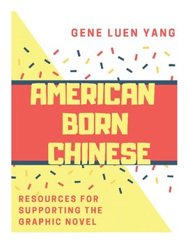 Preview of American Born Chinese Readers' Packet - Graphic Organizers, Vocab, & Questions