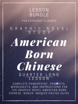 Preview of American Born Chinese- all lessons & materials for a quarter