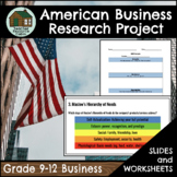 American Business Research Project (Grades 9-12)