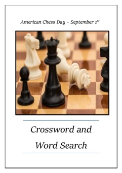 The game of chess - crossword puzzle
