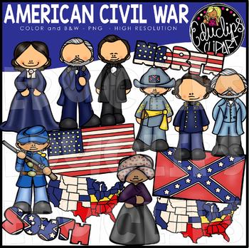 American Civil War Clip Art Bundle Educlips Clipart by Educlips