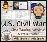 American Civil War Close Reading Comprehension Activity | 