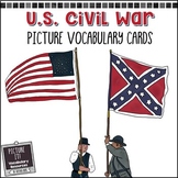 American Civil War - Picture Vocabulary Cards