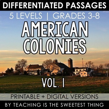 Preview of American Colonies: Passages (Vol. 1) - Print & Interactive Digital