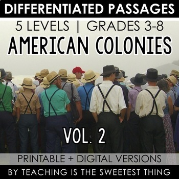 Preview of American Colonies: Passages (Vol. 2) - Print & Interactive Digital