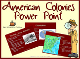 American Colonies Power Point and Exam