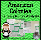 American Colonies Primary Source Analysis & Inquiry Task C