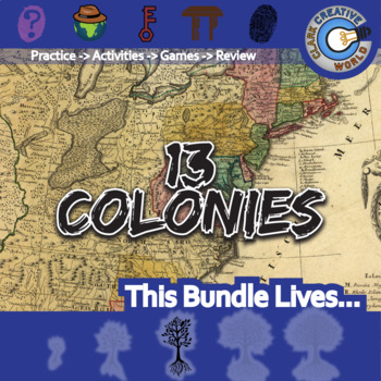 Preview of 13 Colonies -- U.S. History Curriculum Unit Bundle