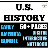 American Colonies to Civil War Digital Notebook Bundle Dis