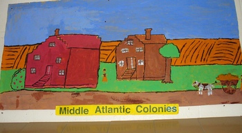 Preview of American Colonization through Art - Supports Virtual Learning