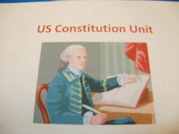 Preview of American Constitution Unit Smartboard Presentation