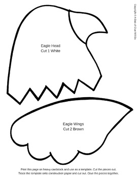 American Bald Eagle Craft Activity and Creative Writing | TpT