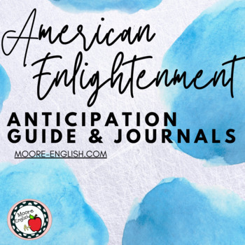 Preview of American Enlightenment Anticipation Guide and 18 Writing Journals / Google Ready