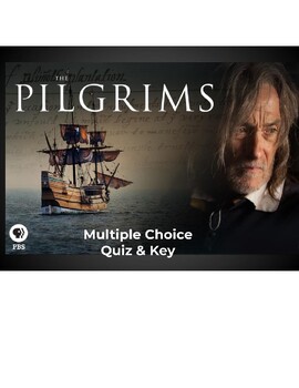 Preview of The Pilgrims from PBS American Experience (Multiple Choice Quiz & Key)