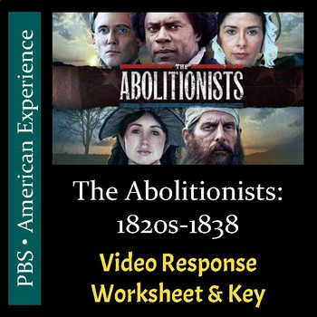 Preview of The Abolitionists - Episode 1 - Worksheet and Key PDF & Digital