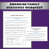 American Family Statistics webquest