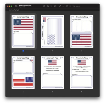 American Flag Activity / American Flag Craft by BlueBookEnglish | TpT