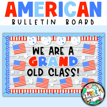 Preview of American Flag Bulletin Board |  Memorial Day Bulletin Board | Fourth of July