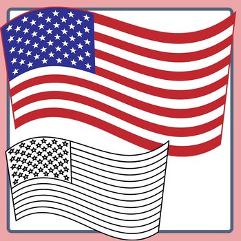 American Flag Clip Art For Memorial Day Or Fourth Of July Clip Art Commercial,Gender Neutral Colors For Baby Blanket