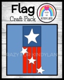 American Flag Craft Activity US Symbols, Veterans Day, Pre