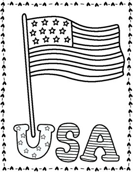 American Flag Day Coloring Pages: Show Patriotism with Inspiring Flag ...