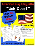 American Flag Etiquette Web Quest