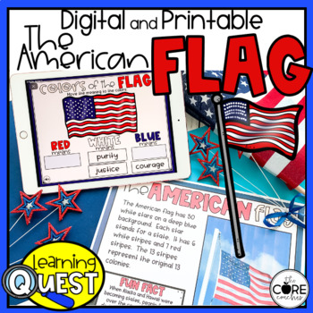 Preview of American Flag Lesson Plans - US Flag Activities - American Symbols