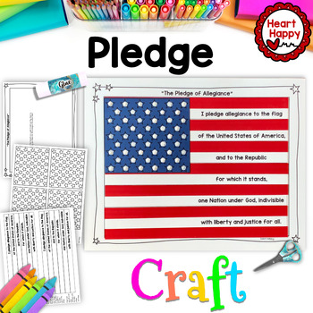 Preview of American Flag & Pledge of Allegiance Patriotic Craft