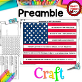 Constitution Activity | American Flag & Preamble Craft