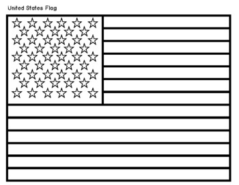 American Flag coloring page by Adorable Apples | TpT