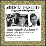 1920s American Gangster Biography Writing Guide and Activities