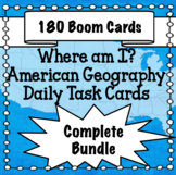 American Geography Boom Card Bundle States Capitals Landma