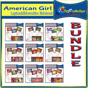 Preview of American Girl Lapbook / Interactive Notebook BUNDLE