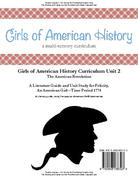 Preview of American Girl Unit 2 1774 American Revolution-Felicity® Teacher License