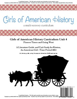 Preview of American Girl Unit 4 1854 Pioneer Times-Kirsten® - Co-op/School License