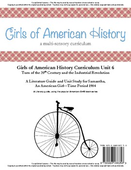 Preview of American Girl Unit 6 1904 Industrial Revolution-Samantha® - Co-op/School License