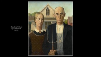 Preview of American Gothic - Spot the Difference (Distance Learning or In-Person)