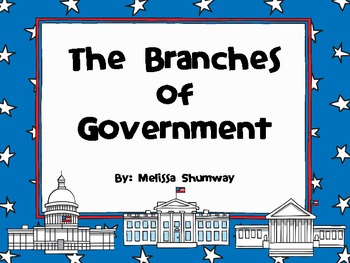 Preview of American Government: 3 Branches of Government