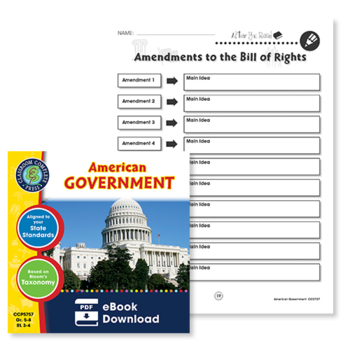 Preview of American Government: Amendments to the Bill of Rights - BONUS WORKSHEET
