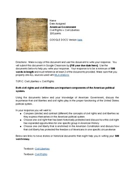 Civil Liberties essay | Biggest Paper Database
