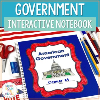 Preview of Government Interactive Notebook | American Government
